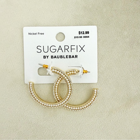 NWT Sugarfix By Baublebar Hoop Earrings - Picture 1 of 2